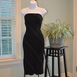 Strapless Sparkly LBD Dress